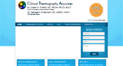 Desktop Screenshot of clinicalthermography.com